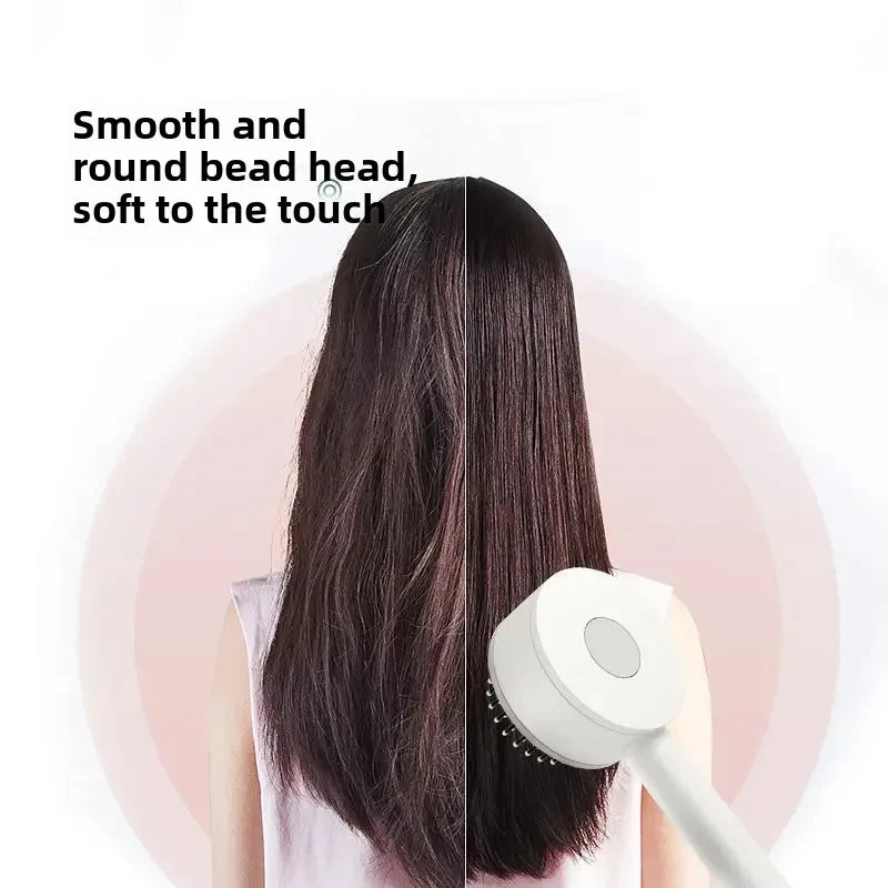Escova de Cabelo com Botão de Limpeza