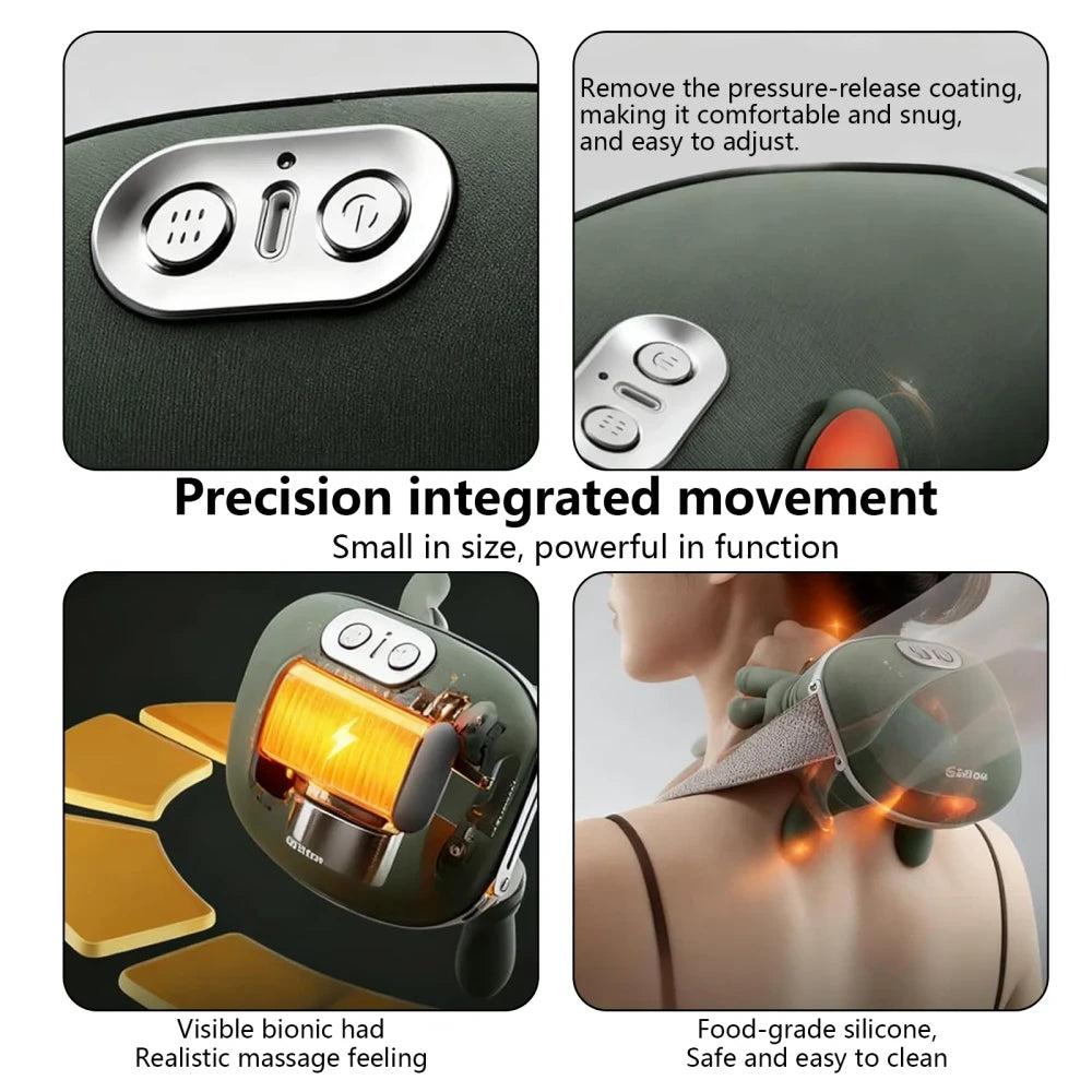 Massageador Térmico Cervical Sem Fio