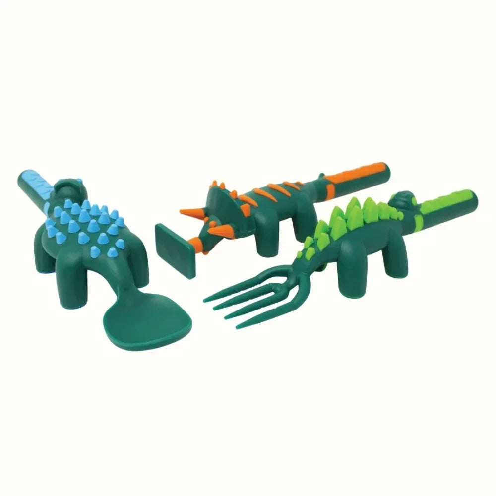 Conjunto de Talheres Dinossauro Infantil